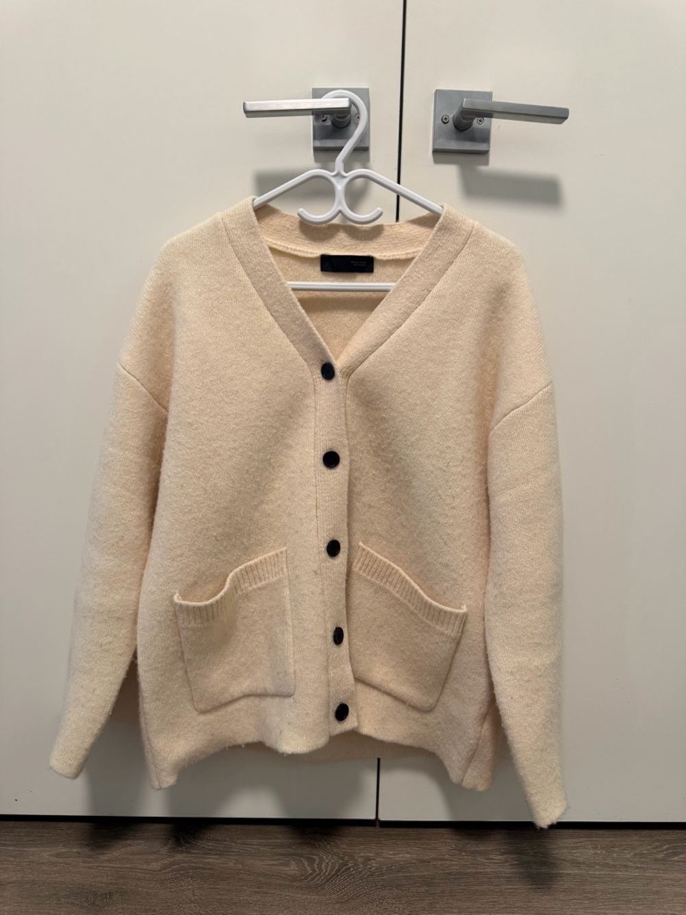 Zara Cream Button Up Cardigan